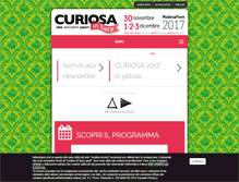 Tablet Screenshot of curiosainfiera.it